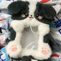 Cute Cartoon Rabbit/Dog/Cat Plush Photocard Case Photo Card Holder Portable INS Card Case Students Idol Photos Protective Cover