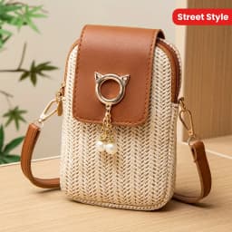 Casual Street Style Cute Mini Crossbody Phone Bag Suitable for Women Outing Party Vacation Suitable for People Over 15 Years Old