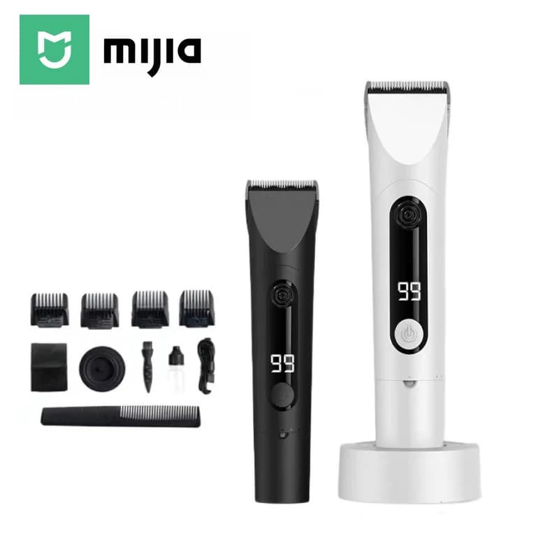 New Mijia Professional Clipper Hair Clipper 3 -Gear Adjustment  IPX7 Waterproof Hair Trimmer Machine With Charging Base