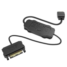 5V 3PIN ARGB Controller ARGB 5V 3PIN To SATA Interface Extension Cable RGB Sync Controller Cable for PC Case Fan