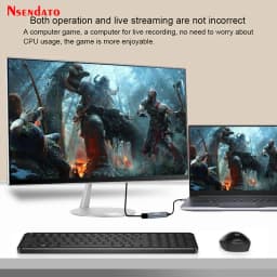 USB C HDMI Video Capture Card 4K 1080p HDMI to Type C 2.0 3.0 Video Grabber Capture Recorder Box for PC Android Camera Windows