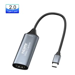 USB C HDMI Video Capture Card 4K 1080p HDMI to Type C 2.0 3.0 Video Grabber Capture Recorder Box for PC Android Camera Windows
