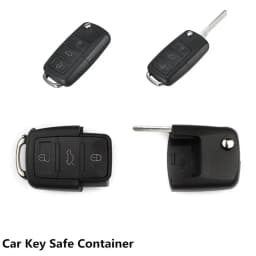 Hidden Secret Compartment Stash Storage Box To Discreet Decoy Car Key Fob Hide And Store Money Keys And Medicine Diversion Safe
