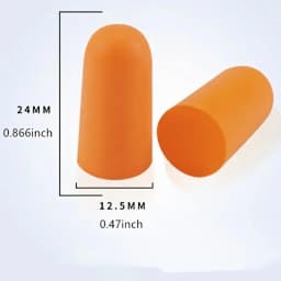 30/60/100PCS  Noise Cancelling Ear Plugs Reusable Noise Reduction Protection Sound Insulation Ear Plugs for Sleep Study Work