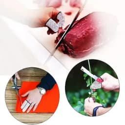 Anti-Cut Finger Covers Level 5 Safety Flexible Fingertip Gloves High-Strength Kitchen Tool Protector Sleeves for Enhanced Grip