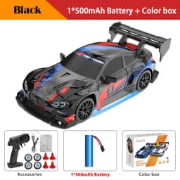RC Drift Car 4WD Remote Control High Speed Racing Vehicle with LED Lights 2.4GHz Radio 4x4 Off-Road Truck Toy for Children Kids