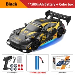 RC Drift Car 4WD Remote Control High Speed Racing Vehicle with LED Lights 2.4GHz Radio 4x4 Off-Road Truck Toy for Children Kids