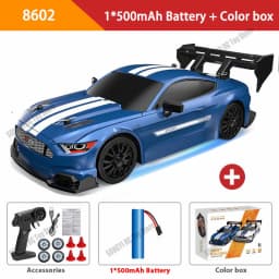 RC Drift Car 4WD Remote Control High Speed Racing Vehicle with LED Lights 2.4GHz Radio 4x4 Off-Road Truck Toy for Children Kids