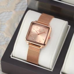 POEDAGAR Square Fashion Ladies Watch Waterproof Stainless Steel Mesh Watch For Woman Elegant Women's Quartz Watches Female Reloj
