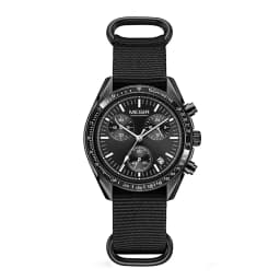 MEGIR Quartz Chronograph Watches Men Waterproof Sport Wristwatch Men's with Fashion Nylon Strap Luminous Pointers Date Male Gift