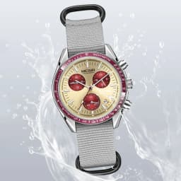 MEGIR Quartz Chronograph Watches Men Waterproof Sport Wristwatch Men's with Fashion Nylon Strap Luminous Pointers Date Male Gift