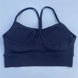 Solid Color Women Y-line Straps Fitness sport Bra high strength Top Comprehensive Training Gym Yoga Underwear top With Chest Pad