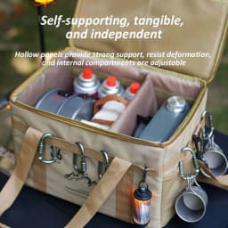 36L Tactics Picnic Bag Waterproof Travel Organizer Thermal Pack with Tabletop Portable Camping Equipment Cookware Storage Box