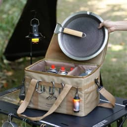 36L Tactics Picnic Bag Waterproof Travel Organizer Thermal Pack with Tabletop Portable Camping Equipment Cookware Storage Box