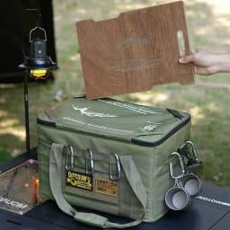 36L Tactics Picnic Bag Waterproof Travel Organizer Thermal Pack with Tabletop Portable Camping Equipment Cookware Storage Box