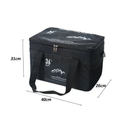 36L Tactics Picnic Bag Waterproof Travel Organizer Thermal Pack with Tabletop Portable Camping Equipment Cookware Storage Box