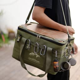 36L Tactics Picnic Bag Waterproof Travel Organizer Thermal Pack with Tabletop Portable Camping Equipment Cookware Storage Box