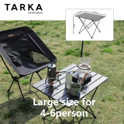 TARKA Ultralight Portable Folding Camping Table for Outdoor Picnic BBQ High Strength Aluminum Portable Desk