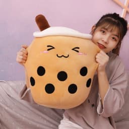 72cm Large Size Milk Tea Pillow Soft Stuffed Plush Toys Boba Tea Plushie Toy For Kids Toys Birthday Gifts