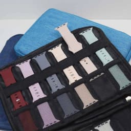 1 pcs Watch Box For Apple Watch Band Series 12 11 10 Ultra 4 3 2 9 SE 8 Strap Storage Bag Case for Samsung Galaxy Watch 7 6 5 4