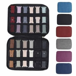 1 pcs Watch Box For Apple Watch Band Series 12 11 10 Ultra 4 3 2 9 SE 8 Strap Storage Bag Case for Samsung Galaxy Watch 7 6 5 4