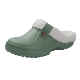 Litfun Winter Plush Garden Shoes Women Fur Clogs Slippers Men Soft Furry Waterproof Slippers Outdoor New Cozy Fuzzy Home Slipper