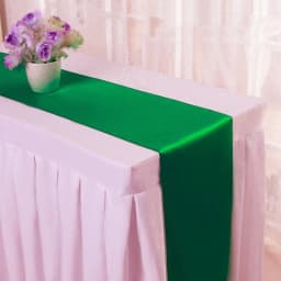 6/20PCS Wedding Satin Table Runner Sage Green 30x275cm Long Party Supply Christmas Home Dining Banquets Luxury Table Decoration