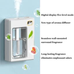 Aromatherapy Machine Air Freshener Six Adjustable Levels Long Battery Life Lasting Spreading Wider for Home Office Odor Removing