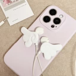 Creative Earphone Decorative Accessories Angel Wings 3d Printed Wired Earphone Decorative Wings Kawaii DIY Earbud Accessories