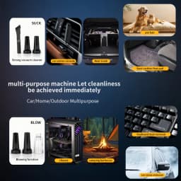 Powerful Handheld Car Violent Air Blower Turbo Jet Fan High Speed 40mm  Brushless Motor 500g Thrust Car Wash Air Gun Dryer Tool