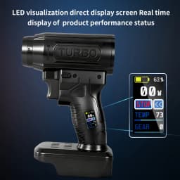 Powerful Handheld Car Violent Air Blower Turbo Jet Fan High Speed 40mm  Brushless Motor 500g Thrust Car Wash Air Gun Dryer Tool