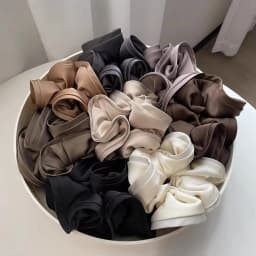 Vintage Solid Large Intestine Twisted Scrunchie For Women Girls Hair Tie Sweet Hair Band Hair Ring Fashion Hair Accessories