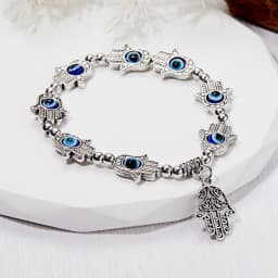 Vintage Thick Chain Bracelets for Women Fashion Pearl Heart Charm Strand Bracelet Punk Aesthetic Jewelry Party Gift