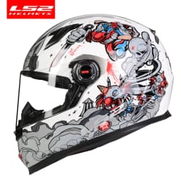 LS2 FF358 Full Face Motorcycle Helmet High Quality LS2 Brazil Flag Capacete Casque Moto Helm ECE Approved No Pump