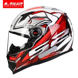 LS2 FF358 Full Face Motorcycle Helmet High Quality LS2 Brazil Flag Capacete Casque Moto Helm ECE Approved No Pump
