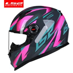 LS2 FF358 Full Face Motorcycle Helmet High Quality LS2 Brazil Flag Capacete Casque Moto Helm ECE Approved No Pump