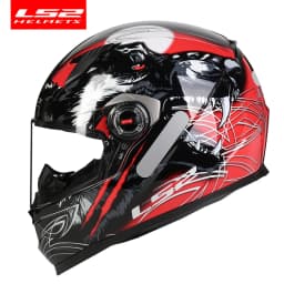 LS2 FF358 Full Face Motorcycle Helmet High Quality LS2 Brazil Flag Capacete Casque Moto Helm ECE Approved No Pump