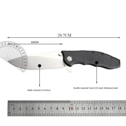 ZT 0562 Folding Pocket Knife G10 Handle Camping Hunting Portable Durable EDC Outdoor Self-defense Multitool Knives EDC Hand Tool