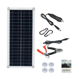 1000W Solar Panel 12V Solar Cell 10A-100A Controller Solar Plate Kit for Phone RV Car Caravan Home Camping Outdoor Battery