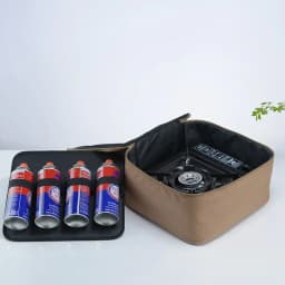 Outdoor Camping Picnic Cassette Stove Storage Bag Baking Tray Gas Tank Cookware Barbecue Storage Box Portable Camping Handbag