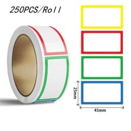 300Pcs Removable Freezer Labels, 1 X 2 Inch Food Storage Stickers, Self-Adhesive Date Labels DIY Handmade Stickers Bottle Pack