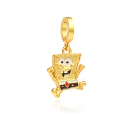 SpongeBob Square Patrick Star 925 Sterling Silver Charm Bead Fit Original Bracelet Keychain Necklace Diy Jewelry Accessories