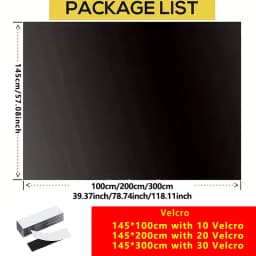 100% Blackout Window Cover Darkest Light Block Black Privacy Film Anti Look House Home Tint Glass Cloth Portable Curtain Bedroom