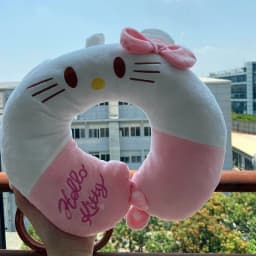 Sanrio Cute U-shaped Neck Pillow Hello Kitty Purin Pochacco Portable Nap Pillow Perfect for Neck Support Kuromi Plush Toy