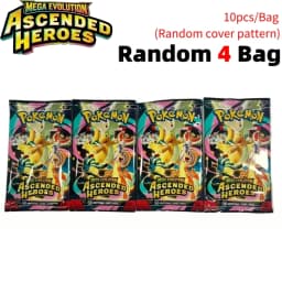 pokémon TCG Booster Box Mega Evolution CHAOS RISINC Ascended Heroes English Version Rare Trading Cards for Collection Gift