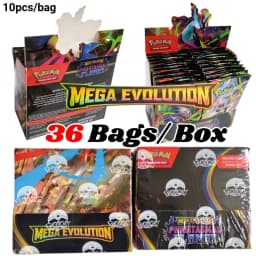 pokémon TCG Booster Box Mega Evolution CHAOS RISINC Ascended Heroes English Version Rare Trading Cards for Collection Gift