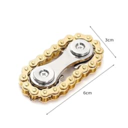 Metal Fidget Spinner Fingertip Gyro Fidget Spinner Antistress Anxiety Metal Bike Chains Spinner Fidget Toys For Adult Kids