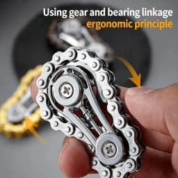 Metal Fidget Spinner Fingertip Gyro Fidget Spinner Antistress Anxiety Metal Bike Chains Spinner Fidget Toys For Adult Kids