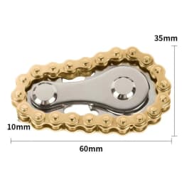 Metal Fidget Spinner Fingertip Gyro Fidget Spinner Antistress Anxiety Metal Bike Chains Spinner Fidget Toys For Adult Kids
