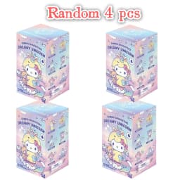 2026 New Sanrio Dream Unicorn Series Vinyl Plush Blind Box Cute Cartoon Hello Kitty Kuromi Pendants Girl Bag Ornament Toy Gifts